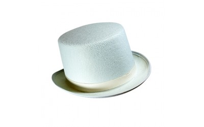 Hoge hoed wit